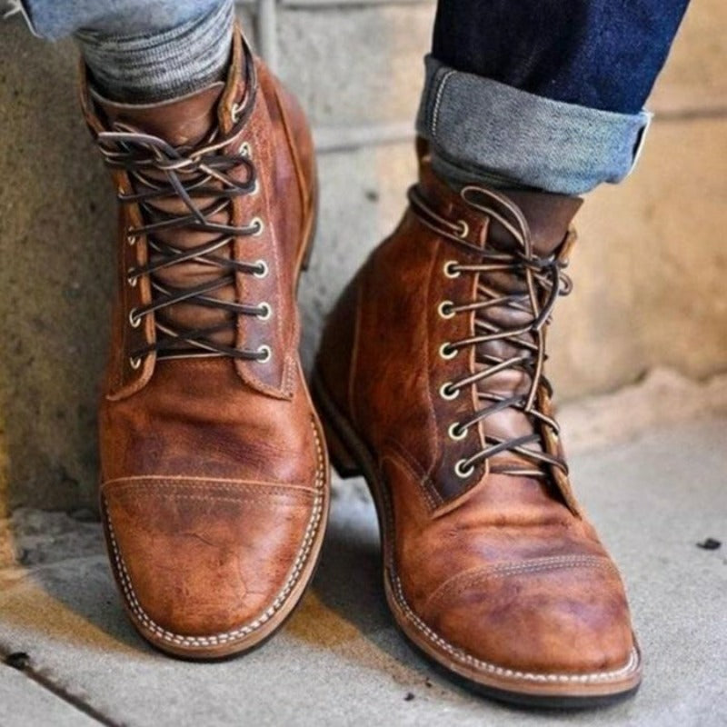 Anna & Julia® | Klasyczne buty męskie z ortopedyczną podeszwą