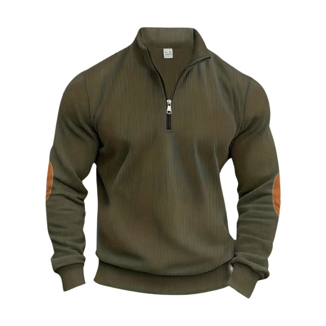 Anna & Julia® | Sweter half-zip w stylu retro