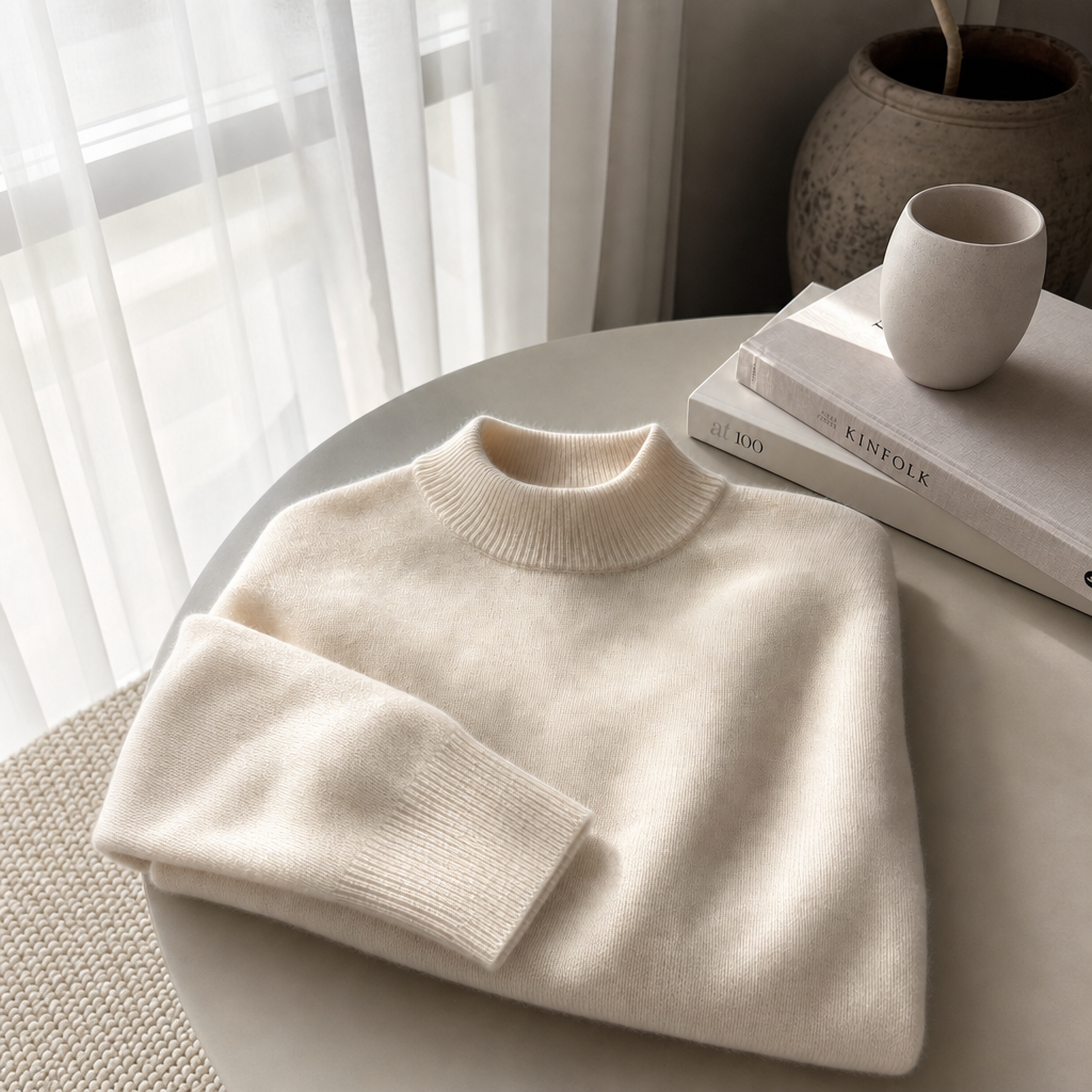 Anna & Julia® | Wygodny kaszmirowy sweter damski