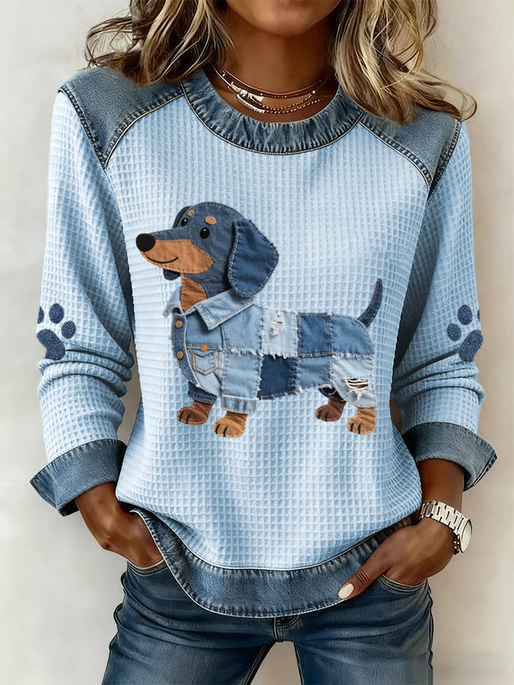 Anna & Julia® | Wygodny sweter jamnik