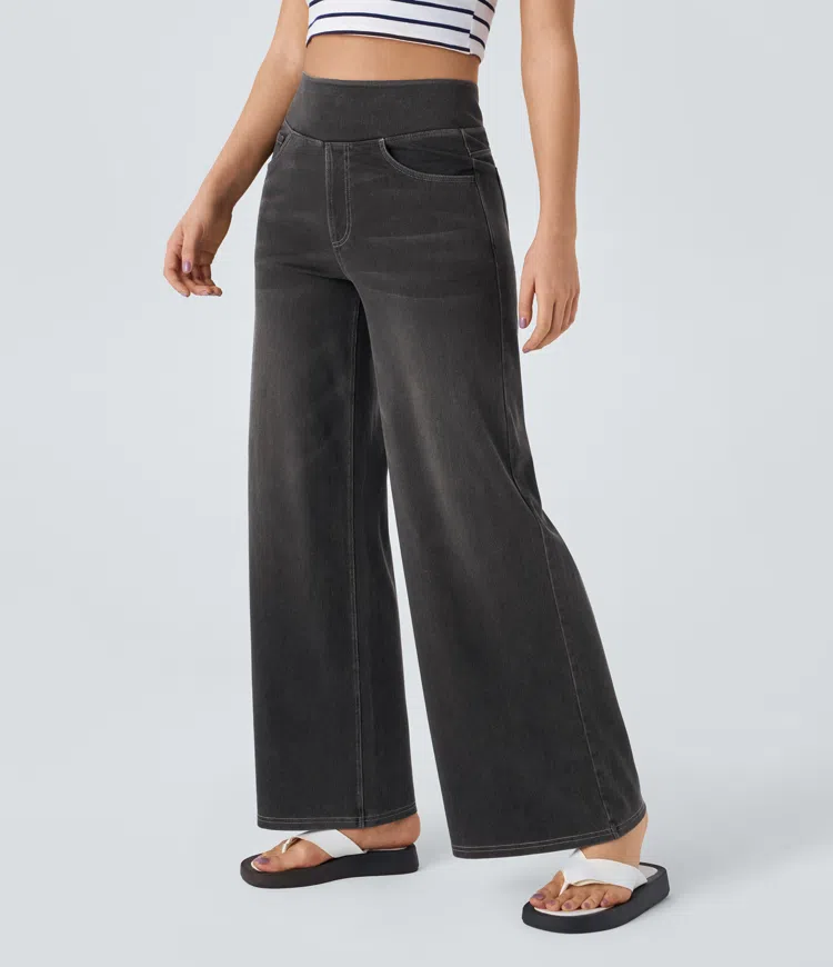 Anna & Julia® | Wygodne jeansy z wysokim stanem