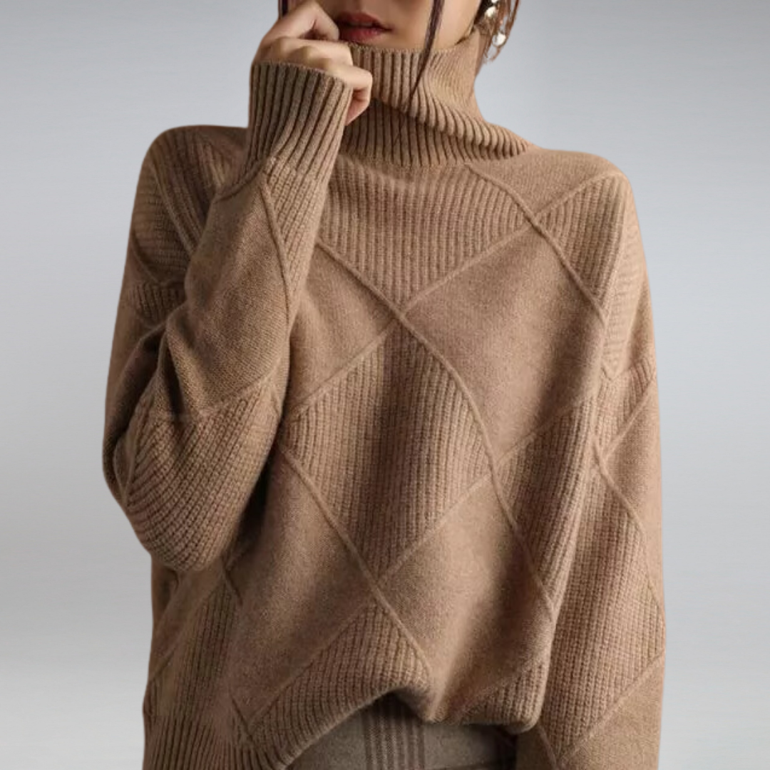 Anna & Julia® | Sweter z golfem