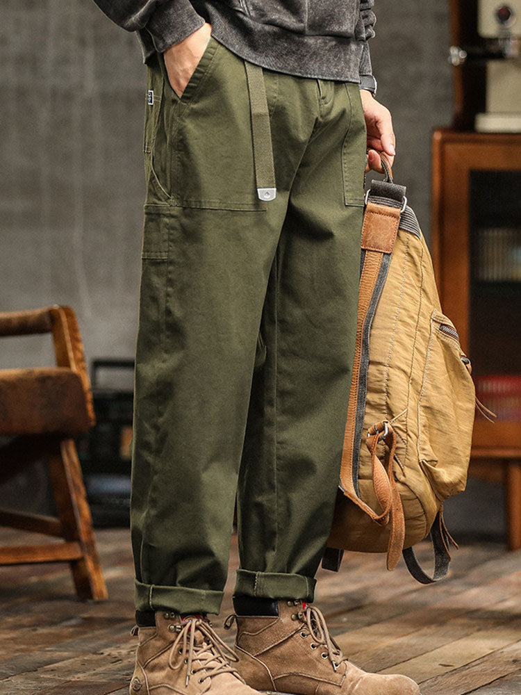 Anna & Julia® | Męskie spodnie utility w stylu vintage