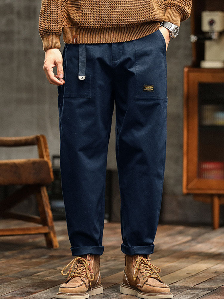 Anna & Julia® | Męskie spodnie utility w stylu vintage