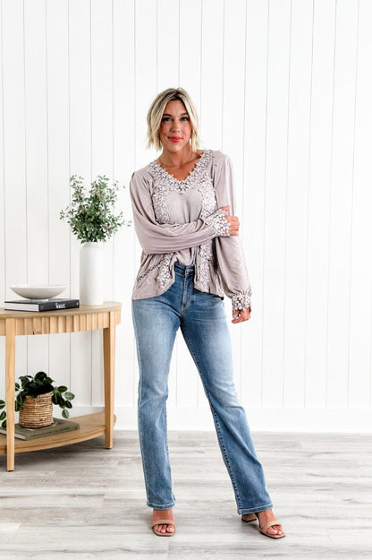 Anna & Julia® | Jeansy stretch z wysokim stanem