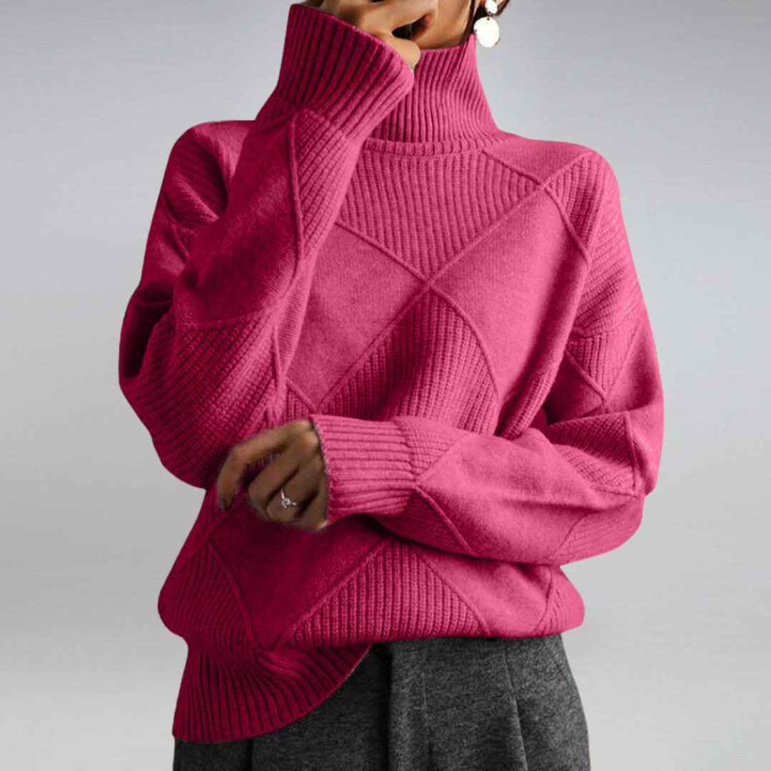 Anna & Julia® | Sweter z golfem
