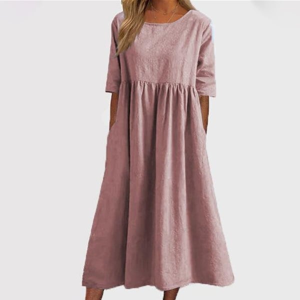 Anna & Julia® | Elegancka sukienka z okrągłym dekoltem