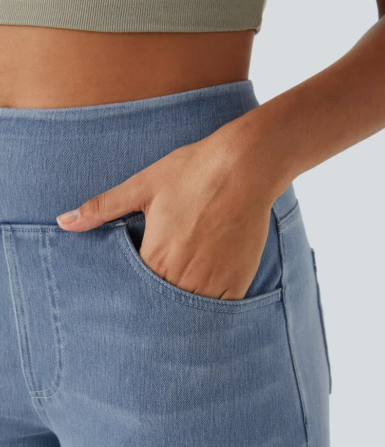 Anna & Julia® | Wygodne jeansy z wysokim stanem