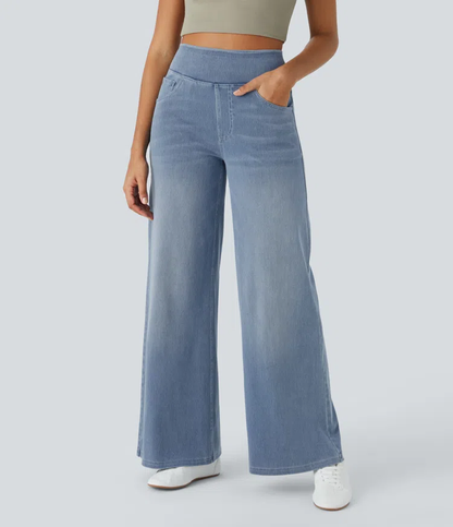 Anna & Julia® | Wygodne jeansy z wysokim stanem