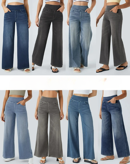 Anna & Julia® | Wygodne jeansy z wysokim stanem