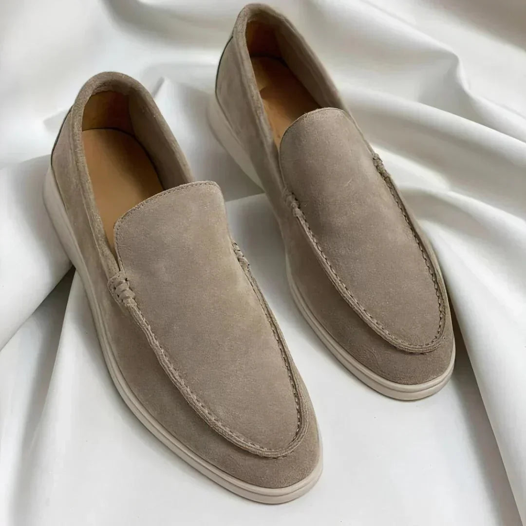 Anna & Julia® | Eleganckie zamszowe mokasyny