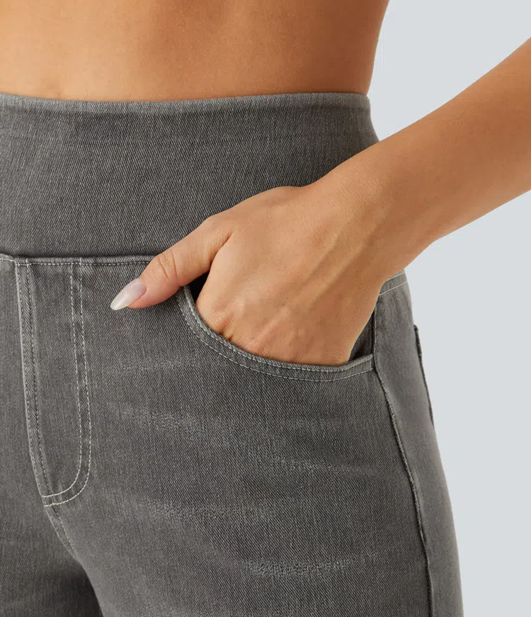 Anna & Julia® | Wygodne jeansy z wysokim stanem