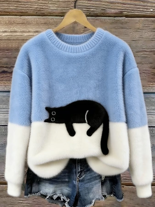 Anna & Julia® | Elegancki sweter z kotami