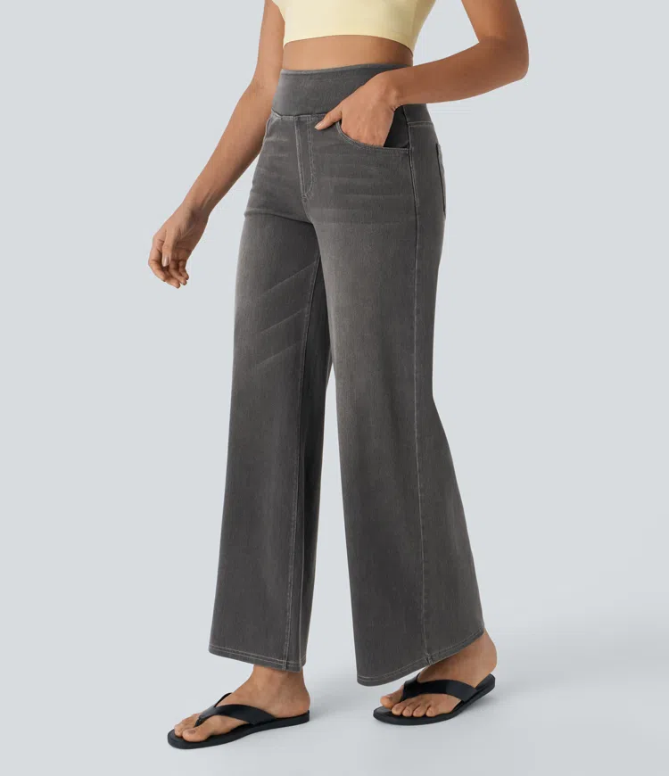 Anna & Julia® | Wygodne jeansy z wysokim stanem