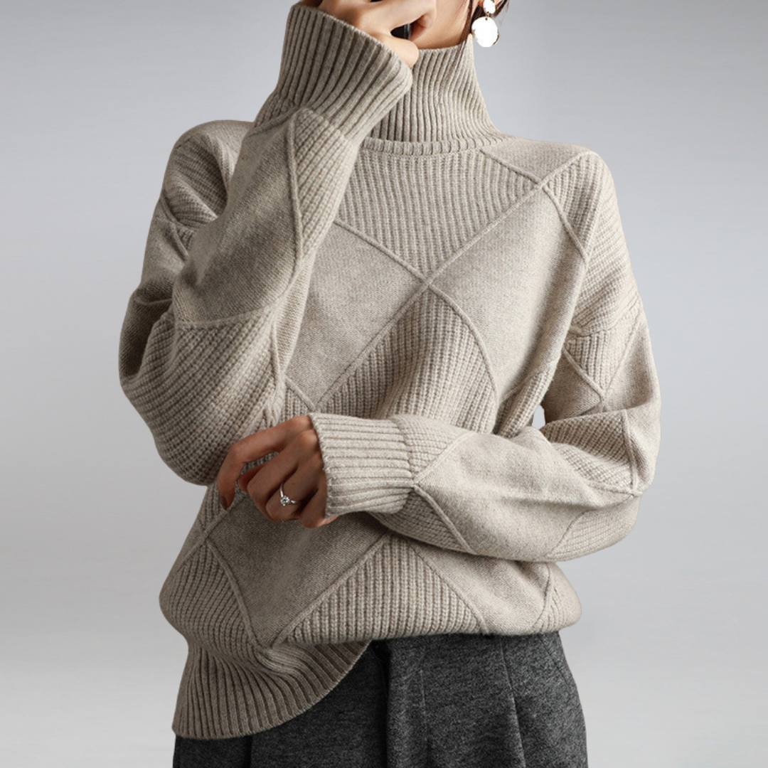 Anna & Julia® | Sweter z golfem