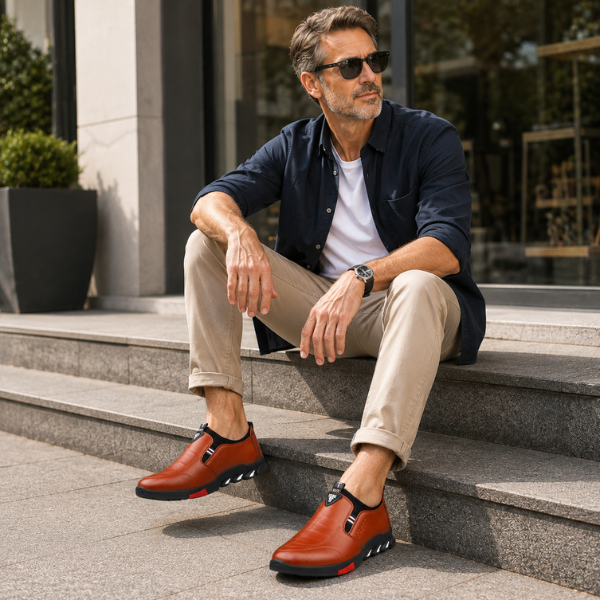 Anna & Julia® | Mavorex – eleganckie buty męskie z antypoślizgową podeszwą