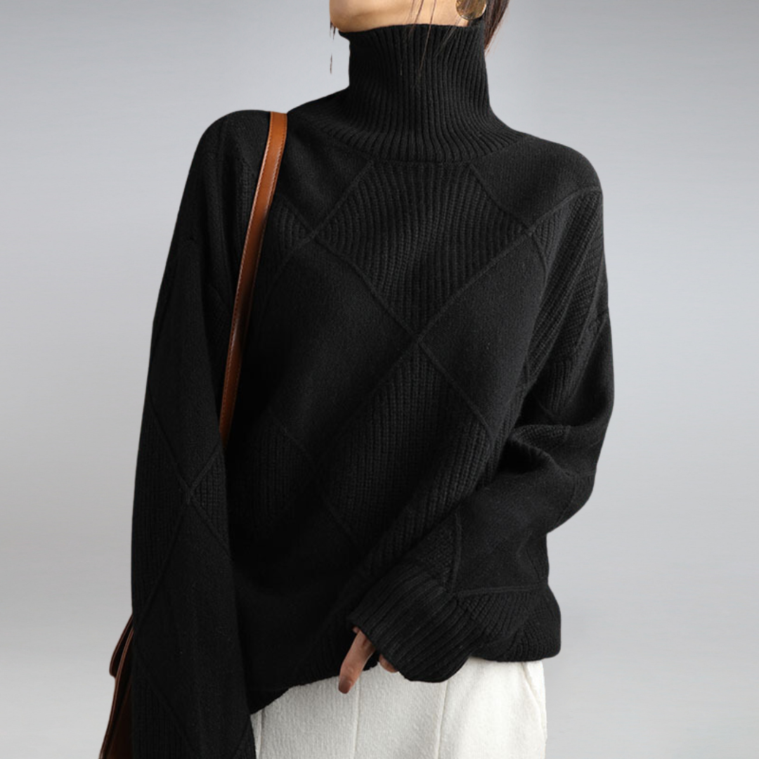 Anna & Julia® | Sweter z golfem