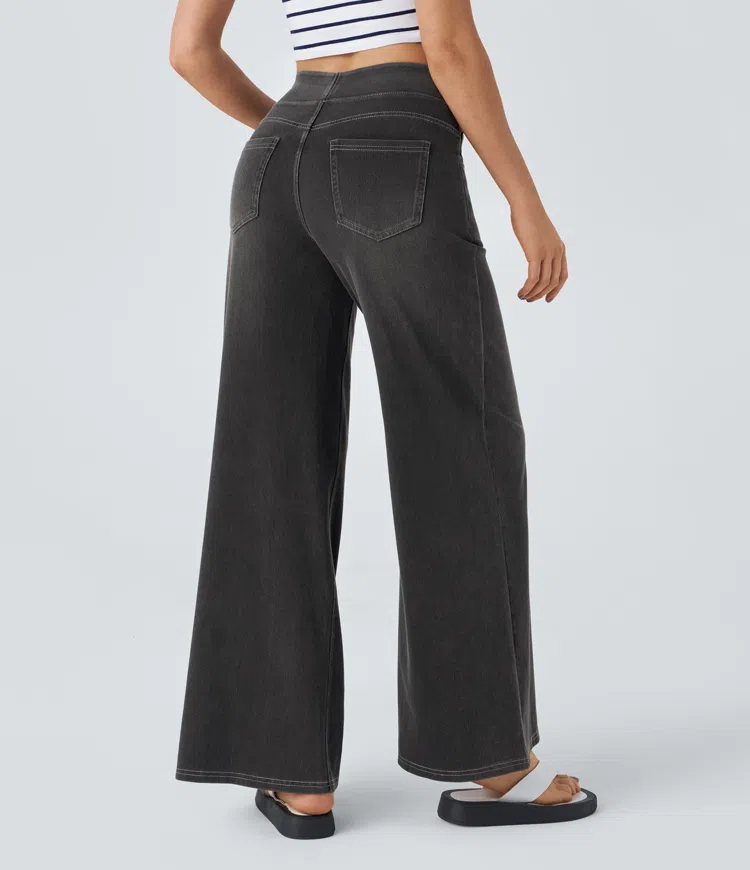 Anna & Julia® | Wygodne jeansy z wysokim stanem
