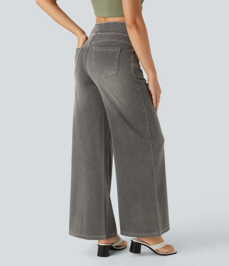 Anna & Julia® | Wygodne jeansy z wysokim stanem
