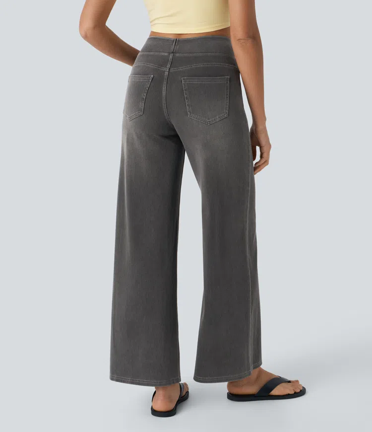 Anna & Julia® | Wygodne jeansy z wysokim stanem