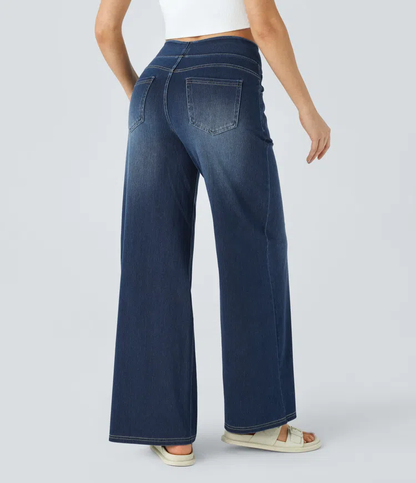 Anna & Julia® | Wygodne jeansy z wysokim stanem