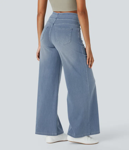 Anna & Julia® | Wygodne jeansy z wysokim stanem