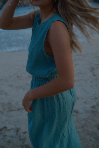 Anna & Julia® | Lniany komplet JULY AGATA