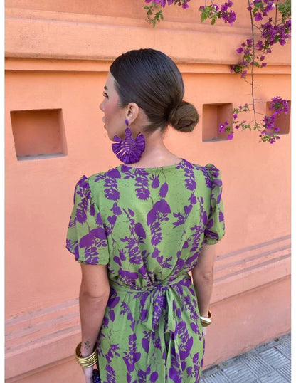 Anna & Julia® | Elegancka letnia sukienka z bufiastym rękawem