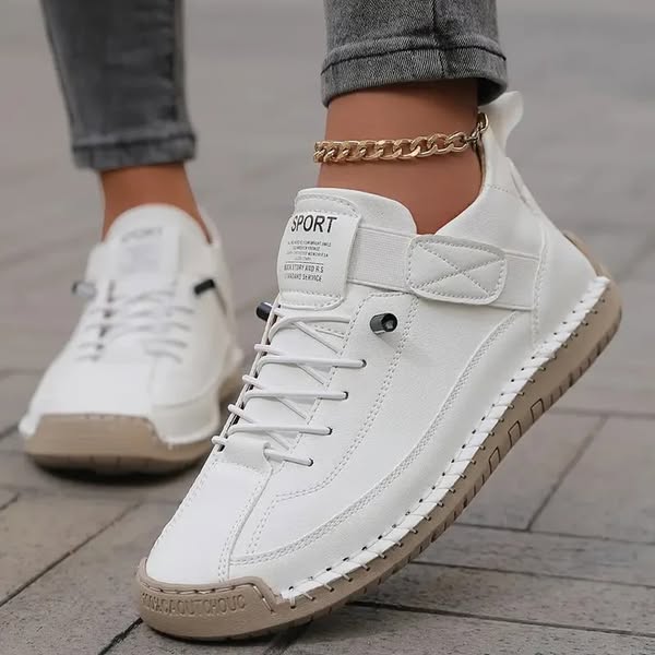 Anna & Julia® | Ortopedyczne sneakersy z szerokim noskiem