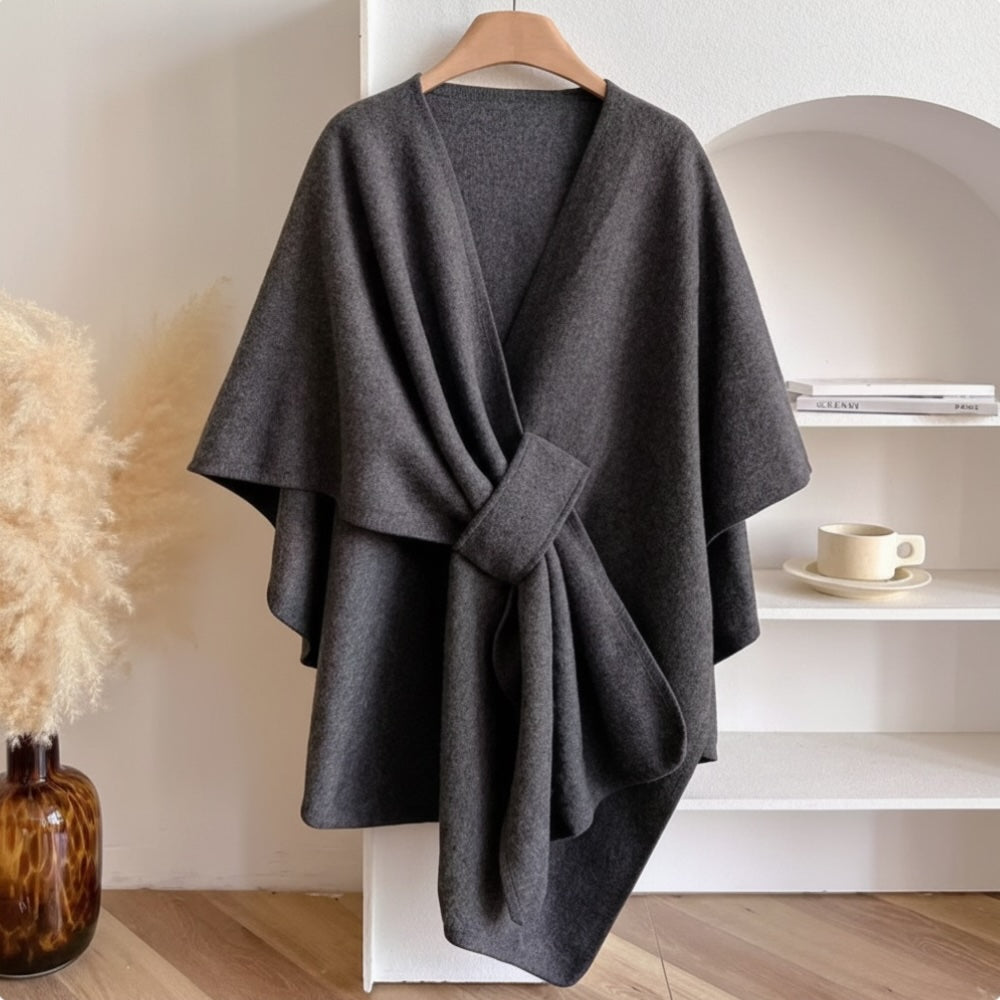 Anna & Julia® | Poncho z frędzlami