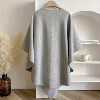 Anna & Julia® | Poncho z frędzlami