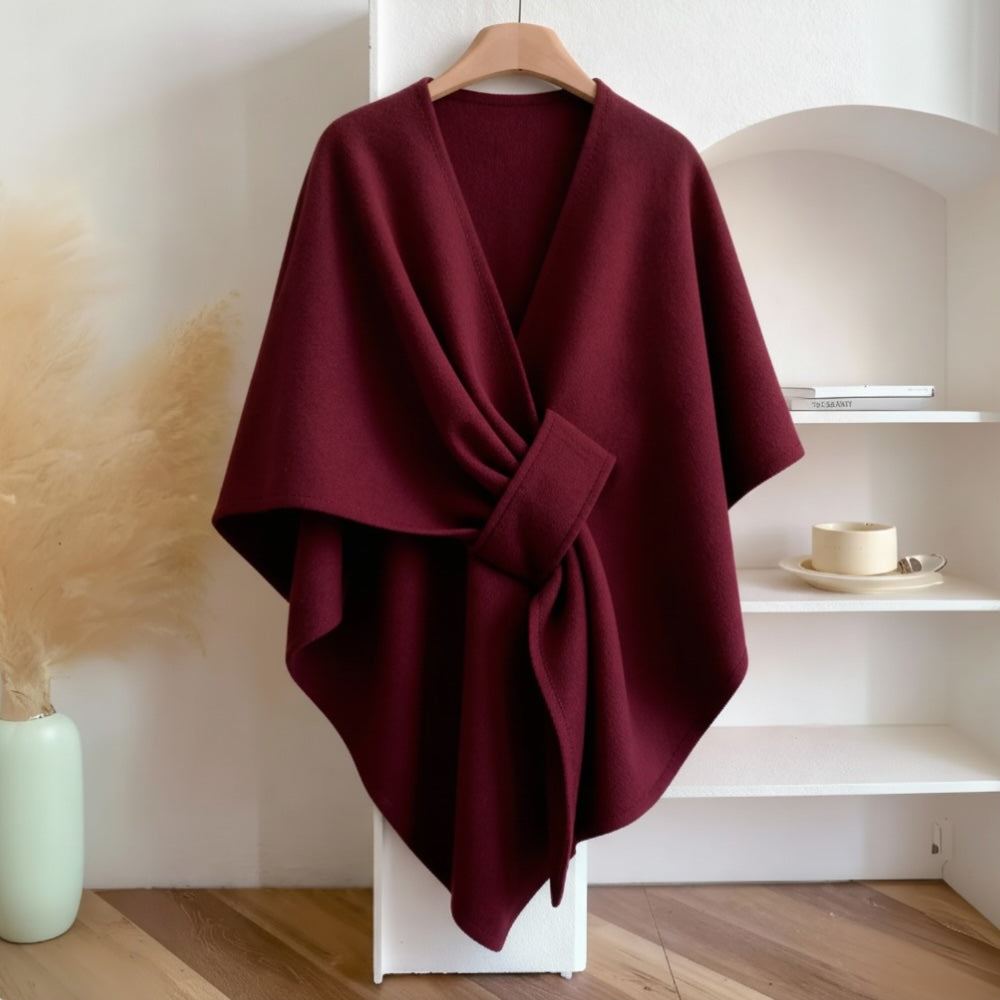 Anna & Julia® | Poncho z frędzlami