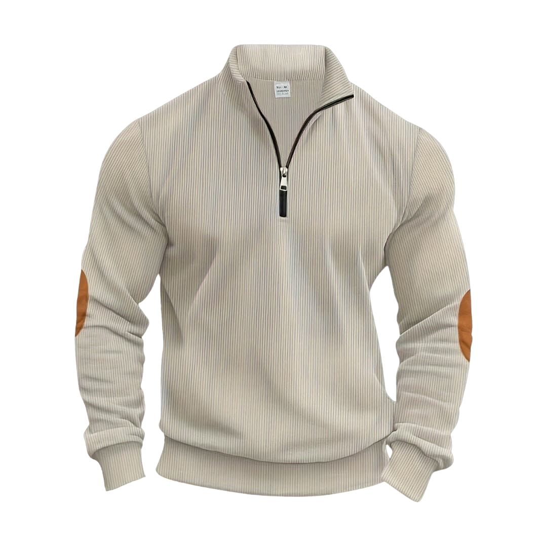 Anna & Julia® | Sweter half-zip w stylu retro