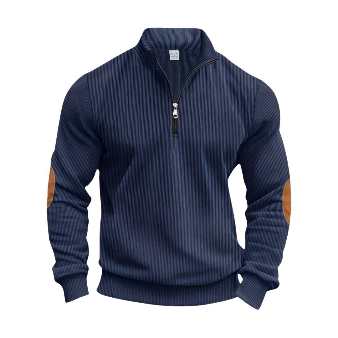 Anna & Julia® | Sweter half-zip w stylu retro
