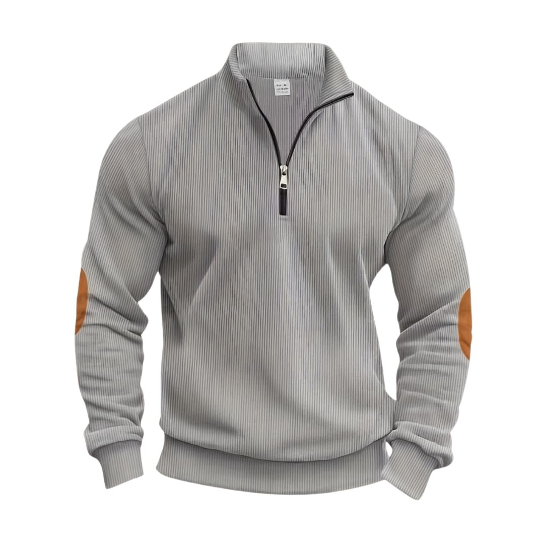 Anna & Julia® | Sweter half-zip w stylu retro