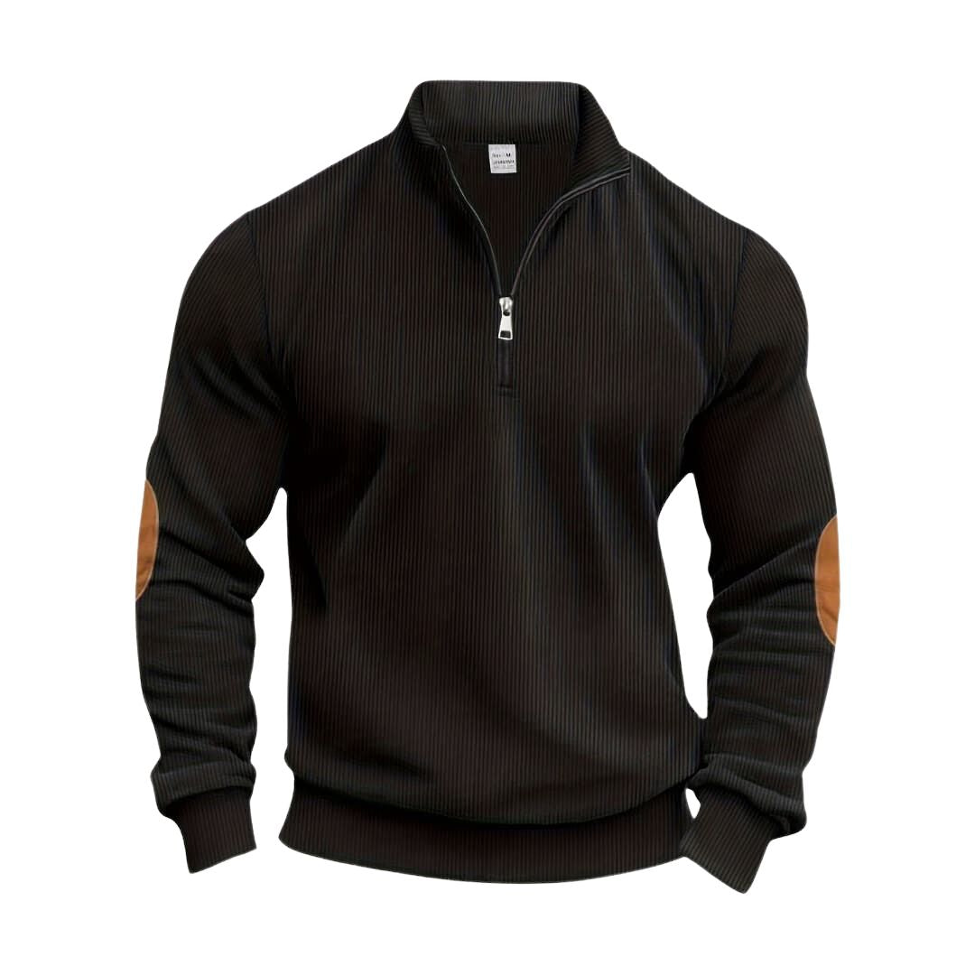 Anna & Julia® | Sweter half-zip w stylu retro