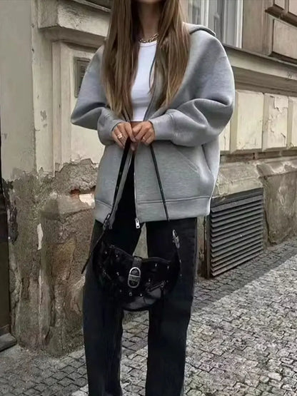 Anna & Julia® | Płaszcz damski z długimi rękawami
