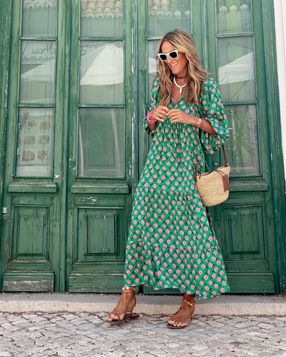 Anna & Julia® | Elegancka sukienka boho
