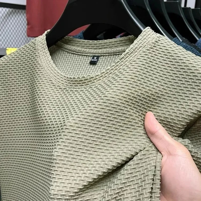 Anna & Julia® | Oddychający męski T-shirt z siatki