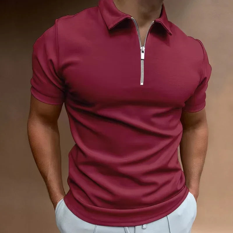 Anna & Julia® | Klasyczne polo na zamek