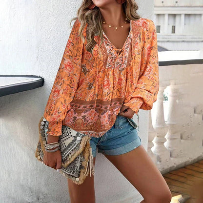 Anna & Julia® | Stylowa bluzka w kwiaty