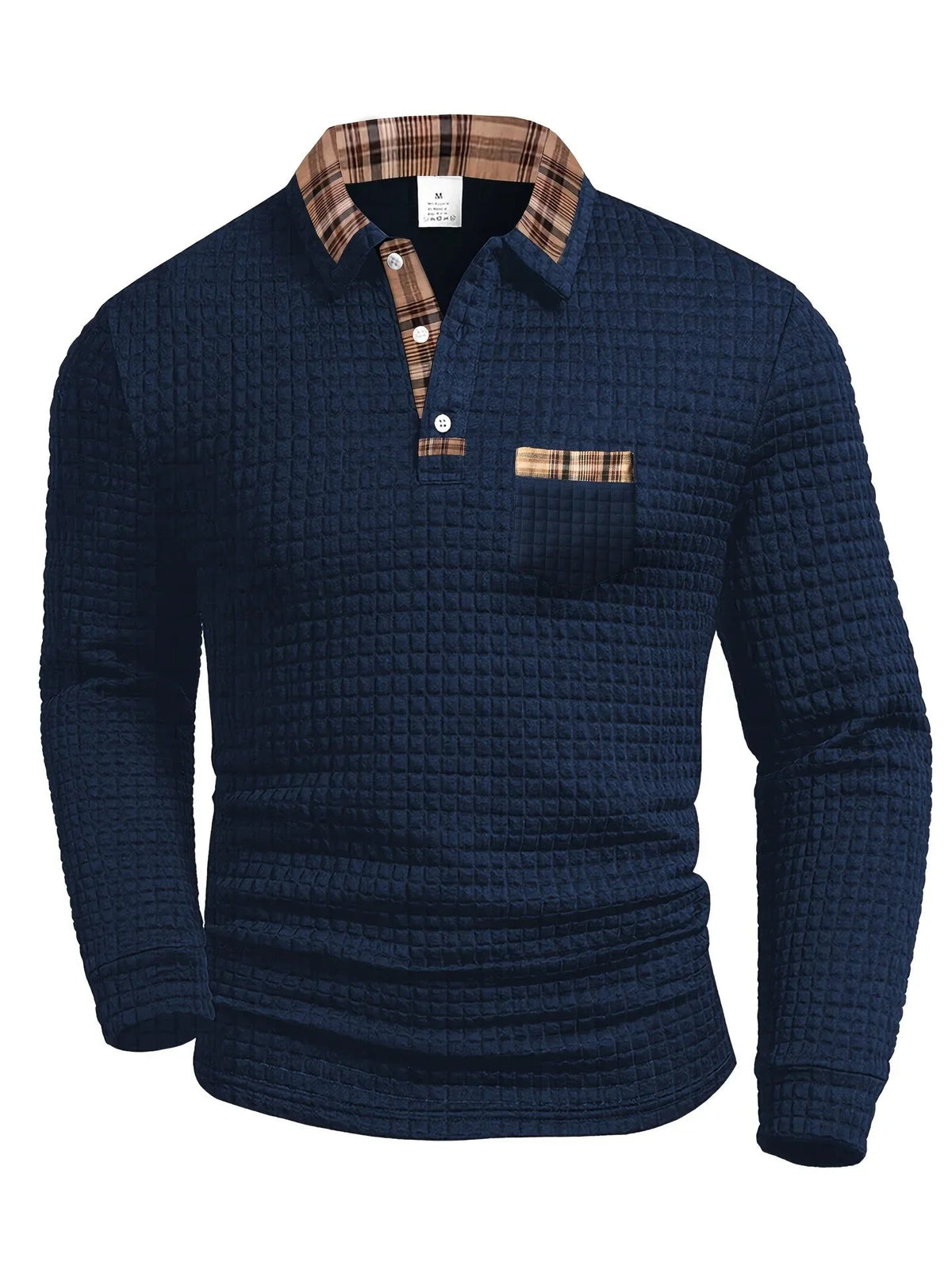 Levii BEEKMAN Geruite Polo detail
