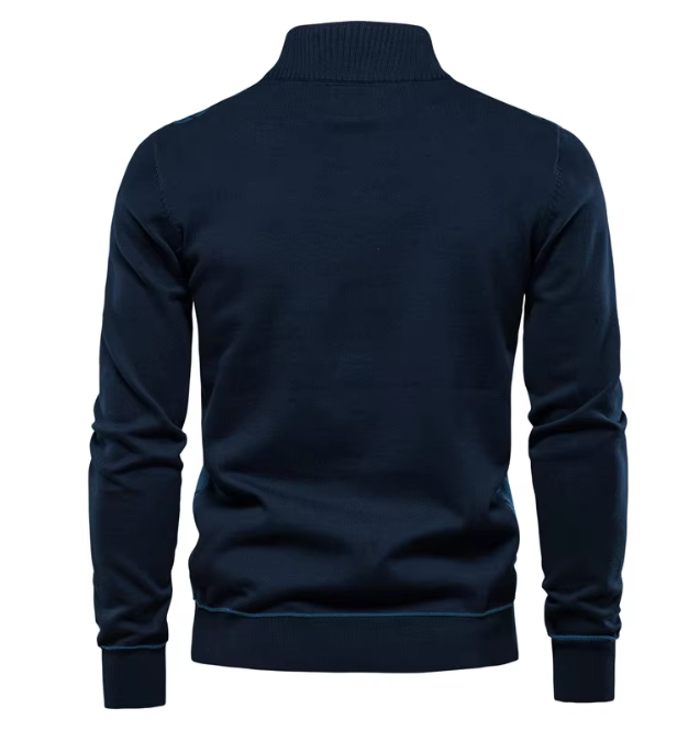 Anna & Julia® | Męski sweter half-zip