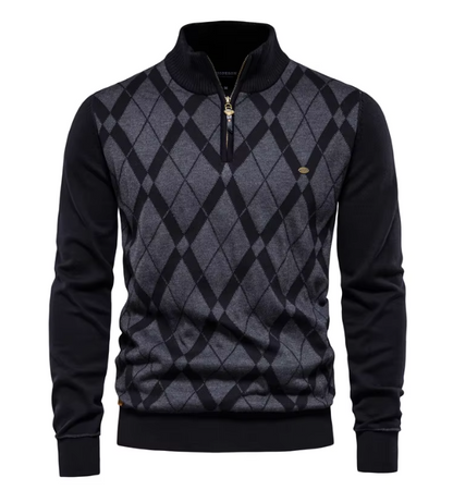 Anna & Julia® | Męski sweter half-zip