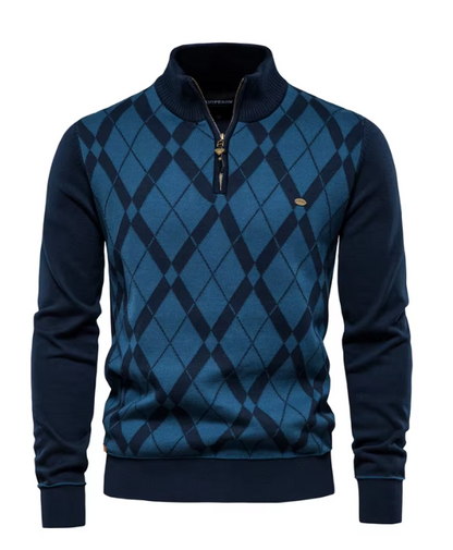 Anna & Julia® | Męski sweter half-zip