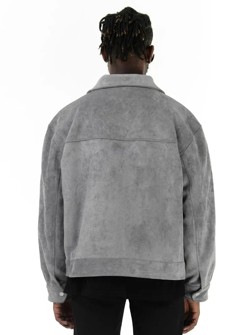 Anna & Julia® | Zamszowa kurtka oversize