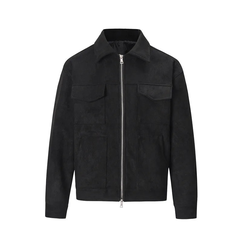 Anna & Julia® | Zamszowa kurtka oversize