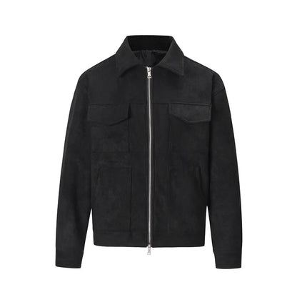 Anna & Julia® | Zamszowa kurtka oversize