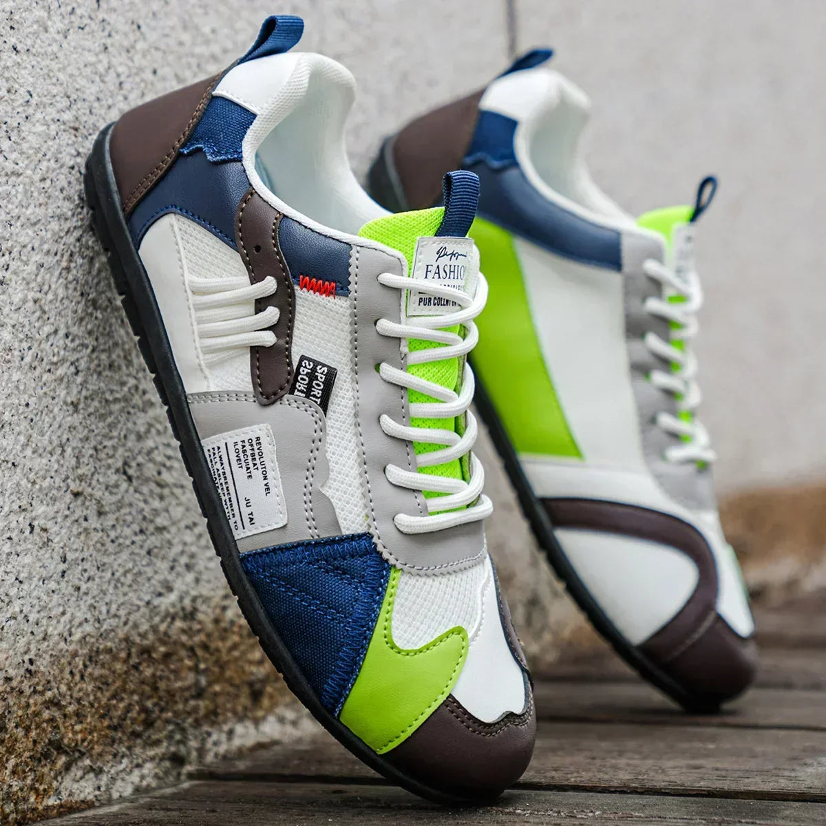 Anna & Julia® | Kolorowe sneakersy retro