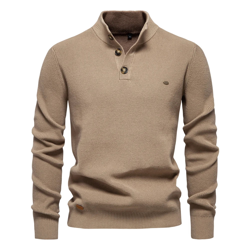 Levii Koelman Herenpullover Knoopdesign